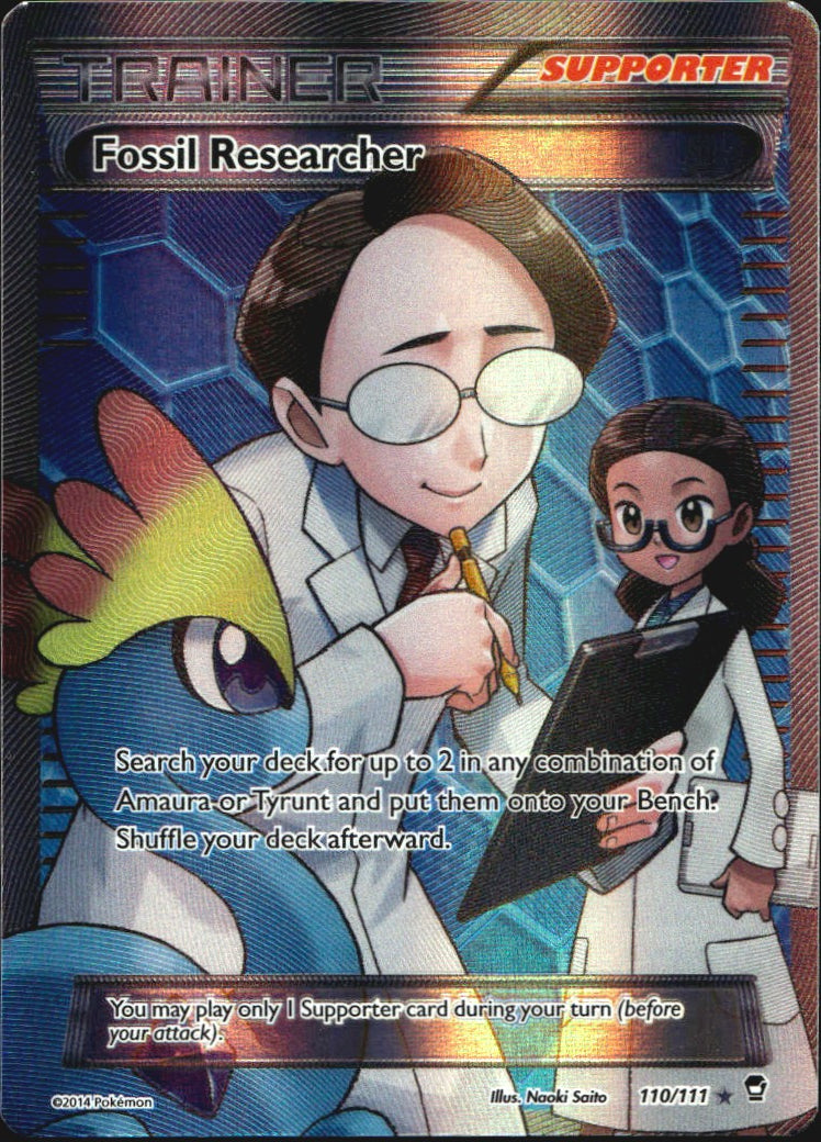 Fossil Researcher 110/111 Rare Ultra Furious Fists Pokemon Near Mint