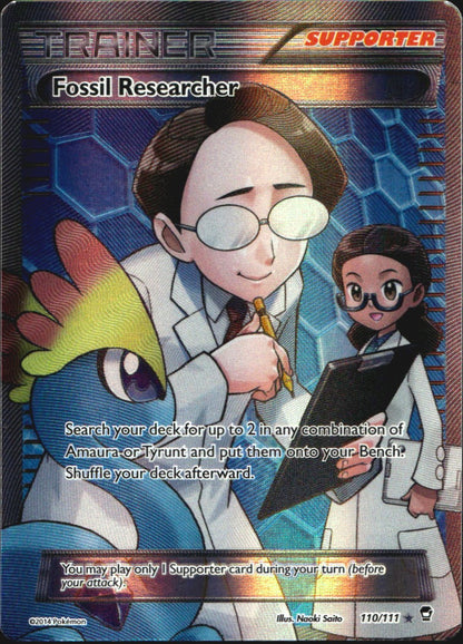 Fossil Researcher 110/111 Rare Ultra Furious Fists Pokemon Near Mint