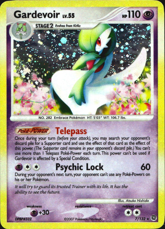 Gardevoir 7/132 Holo Rare Secret Wonders Pokemon Lightly Played