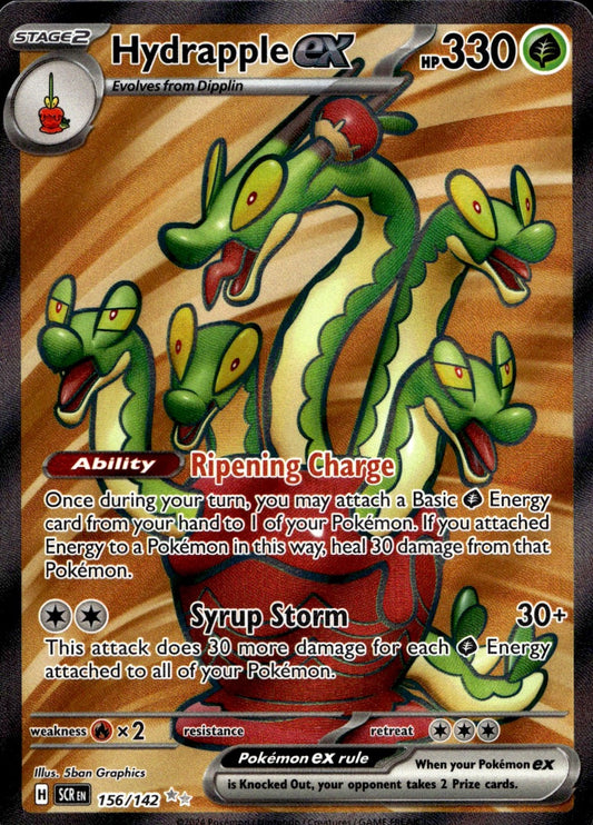 Hydrapple ex 156/142 Ultra Rare Stellar Crown Pokemon Near Mint