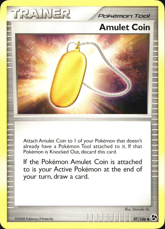 Amulet Coin 97/106 Uncommon Great Encounters Pokemon Near Mint
