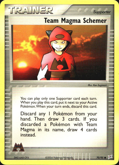 Team Magma Schemer 70/95 Common Team Magma vs Team Aqua Pokemon Near Mint
