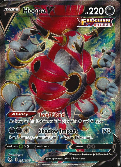 Hoopa V 253/264 Rare Ultra Fusion Strike Pokemon Near Mint