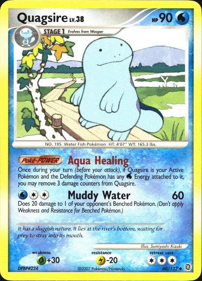Quagsire 60/132 Uncommon Secret Wonders Pokemon Near Mint