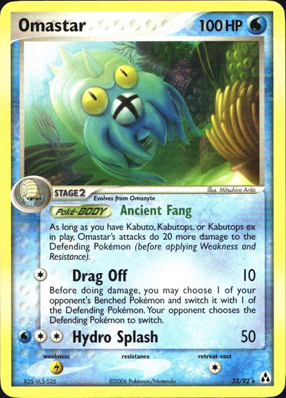 Omastar 23/92 Rare Legend Maker Pokemon Near Mint