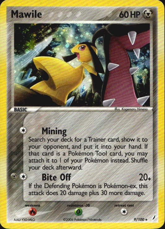 Mawile 9/100 Holo Rare Crystal Guardians Pokemon Near Mint