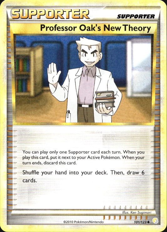 Professor Oak's New Theory 101/123 Uncommon HeartGold & SoulSilver Pokemon NM