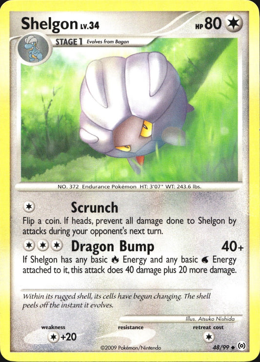 Shelgon 48/99 Uncommon Arceus Pokemon Near Mint