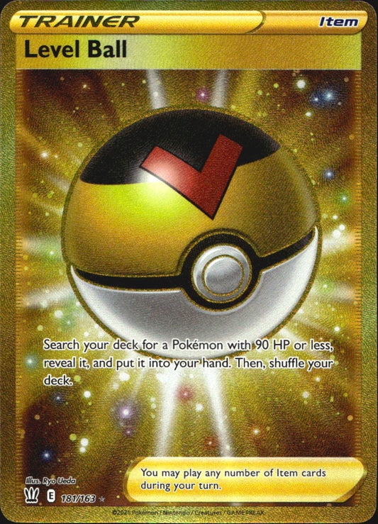 Level Ball 181/163 Secret Rare Battle Styles Near Mint