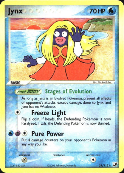Jynx 28/115 Rare Unseen Forces Pokemon Near Mint