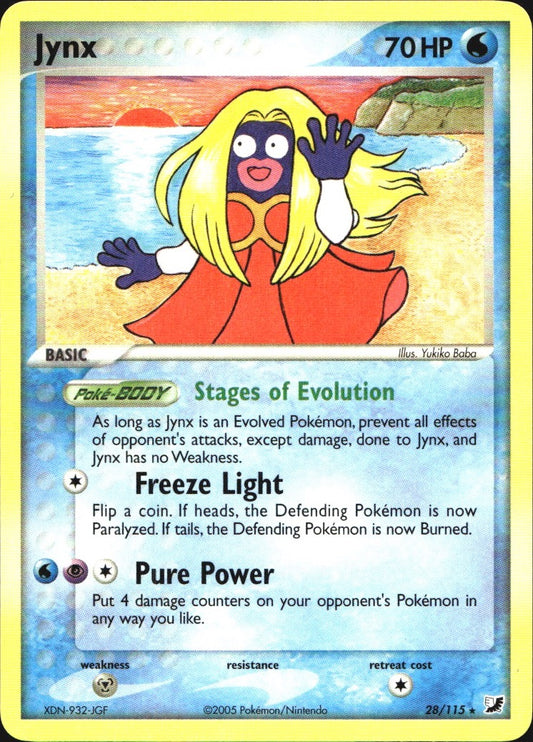 Jynx 28/115 Rare Unseen Forces Pokemon Near Mint