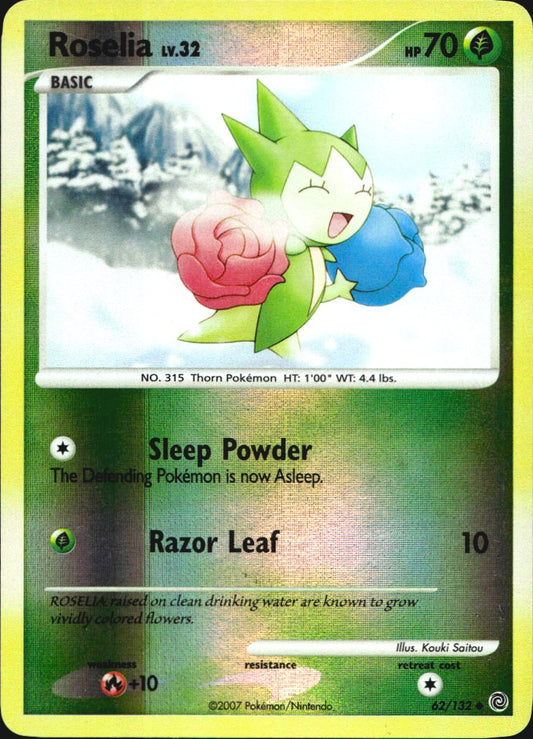 Roselia 62/132 Uncommon Secret Wonders Pokemon Reverse Holo Near Mint