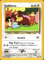 Teddiursa 65/75 Common Neo Discovery Pokemon Near Mint
