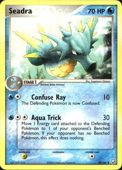 Seadra 48/109 Uncommon Team Rocket Returns Pokemon Near Mint