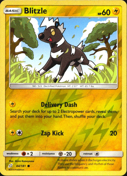 Blitzle 44/181 Common Team Up Pokemon Reverse Holo Near Mint