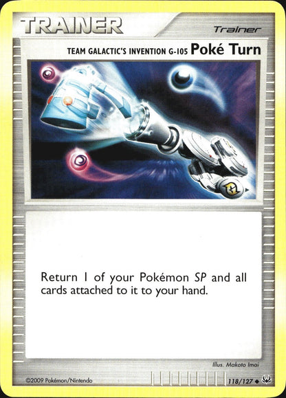 Team Galactic's Invention G-105 Poke Turn 118/127 Uncommon Platinum Pokemon NM