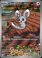 Minccino 152/086 Illustration Rare Black Bolt Pokemon Near Mint