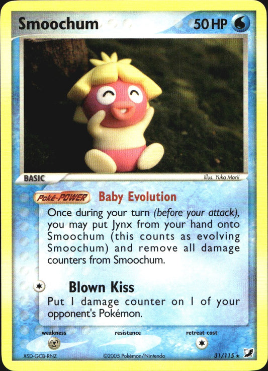 Smoochum 31/115 Rare Unseen Forces Pokemon Near Mint