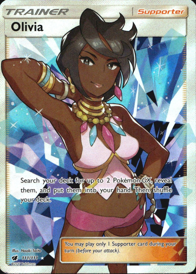 Olivia 111/111 Rare Ultra Crimson Invasion Pokemon Near Mint