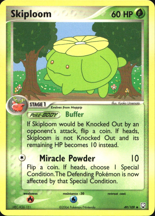 Skiploom 49/109 Uncommon Team Rocket Returns Pokemon Near Mint