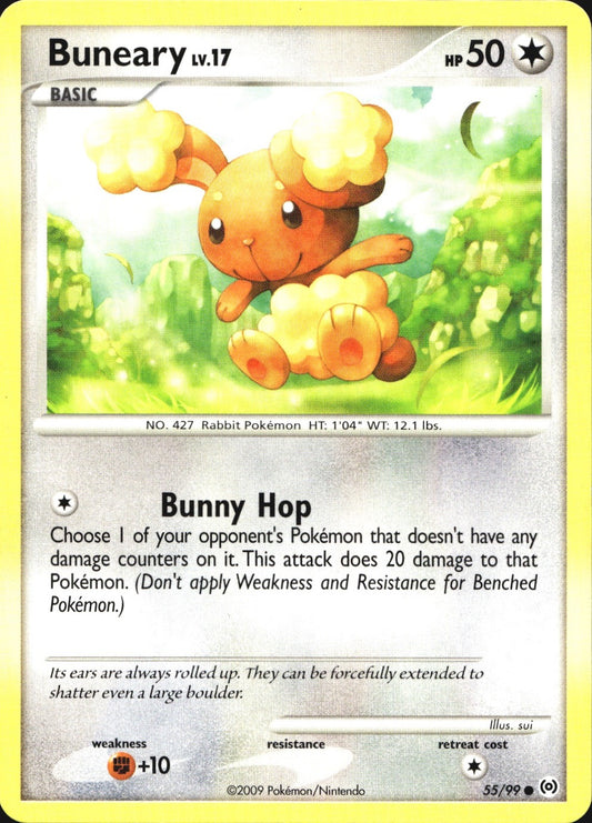Buneary 55/99 Common Arceus Pokemon Near Mint