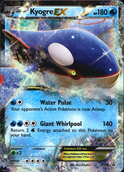 Kyogre EX XY41 Promo XY Black Star Promos Pokemon Near Mint