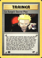 Lt. Surge's Secret Plan 107/132 Rare Gym Challenge Pokemon 1st Edition Near Mint