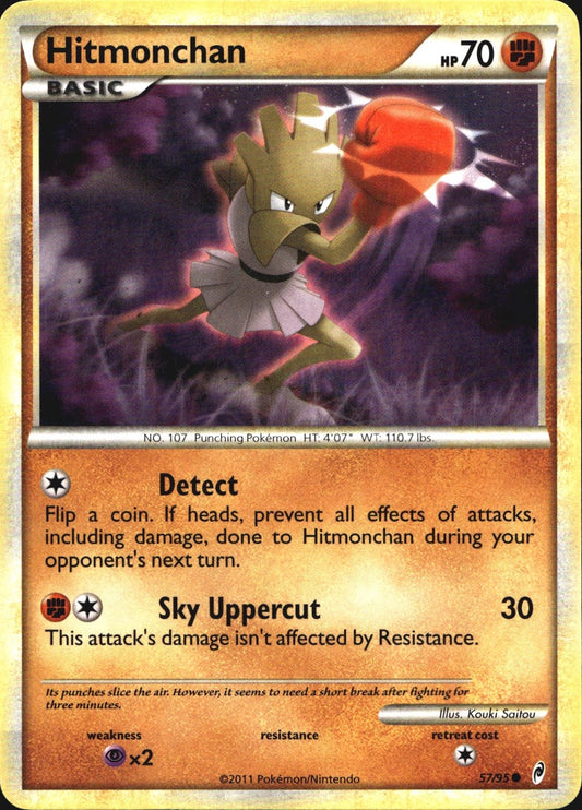 Hitmonchan 57/95 Common Call of Legends Pokemon Near Mint