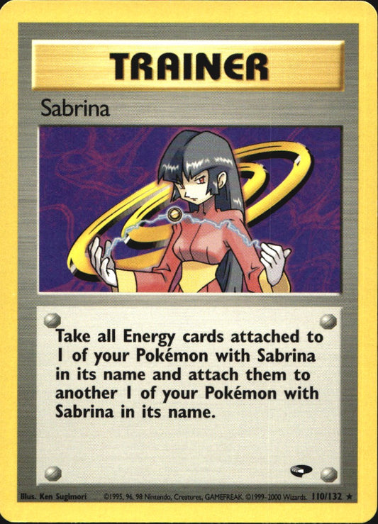 Sabrina 20/132 Rare Gym Challenge Pokemon Near Mint