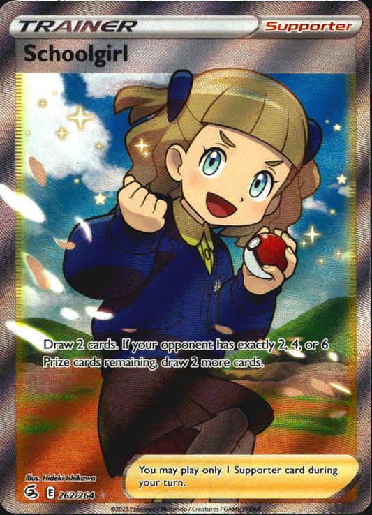 Schoolgirl 262/264 Rare Ultra Fusion Strike Pokemon Near Mint