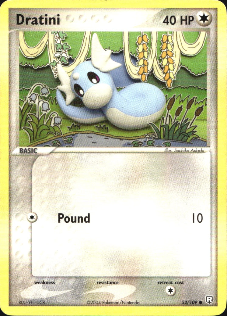 Dratini 52/109 Common Team Rocket Returns Pokemon Near Mint