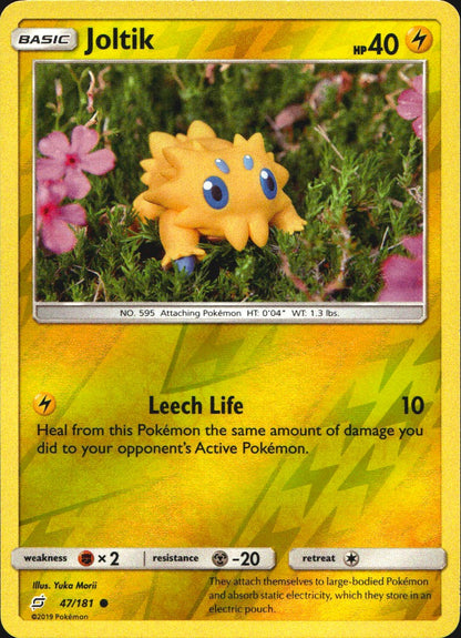 Joltik 47/181 Common Team Up Pokemon Reverse Holo Near Mint