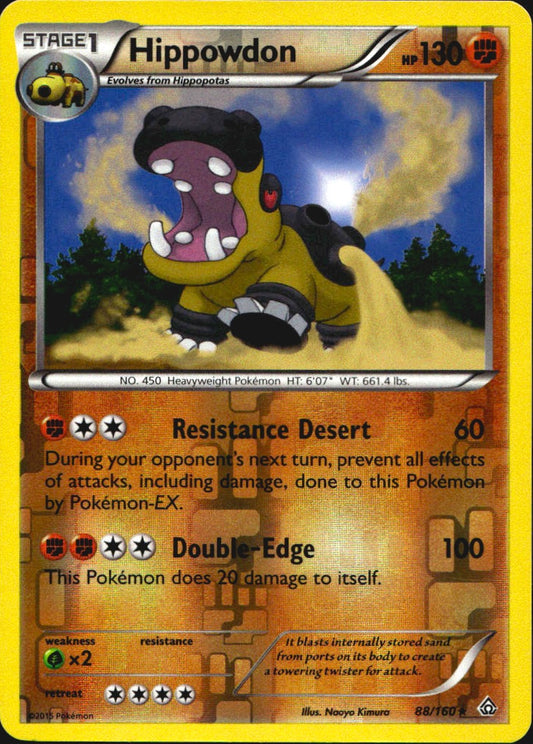 Hippowdon 88/160 Primal Clash Pokemon Reverse Holo Near Mint