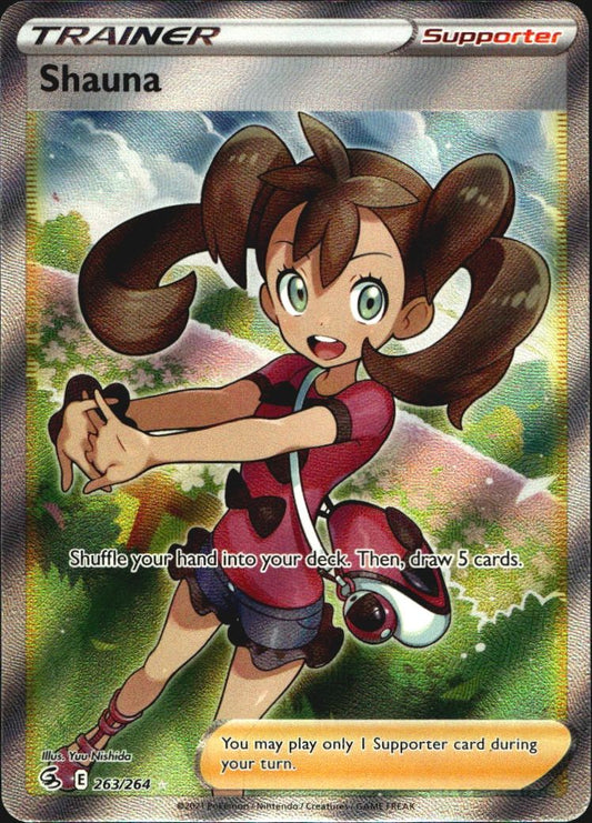 Shauna 263/264 Rare Ultra Fusion Strike Pokemon Near Mint