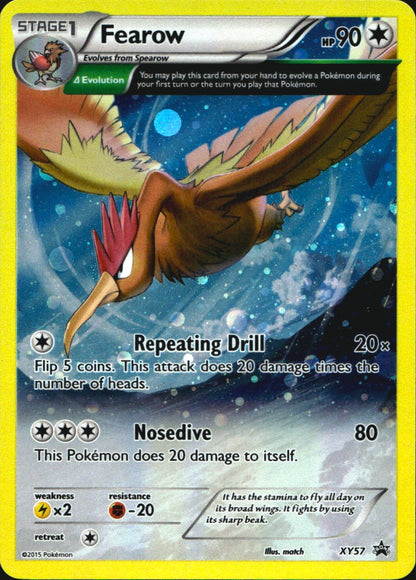 Fearow XY57 Promo XY Black Star Promos Pokemon Near Mint