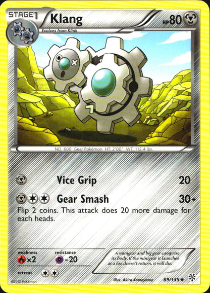 Klang 89/135 Uncommon Plasma Storm Pokemon Near Mint