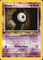 Unown [I] 68/75 Common Neo Discovery Pokemon 1st Edition Near Mint