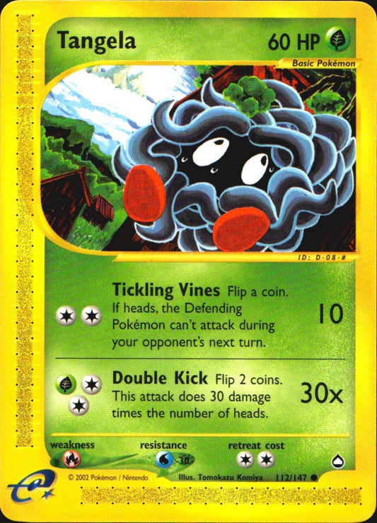 Tangela 112 Common Aquapolis Pokemon Near Mint