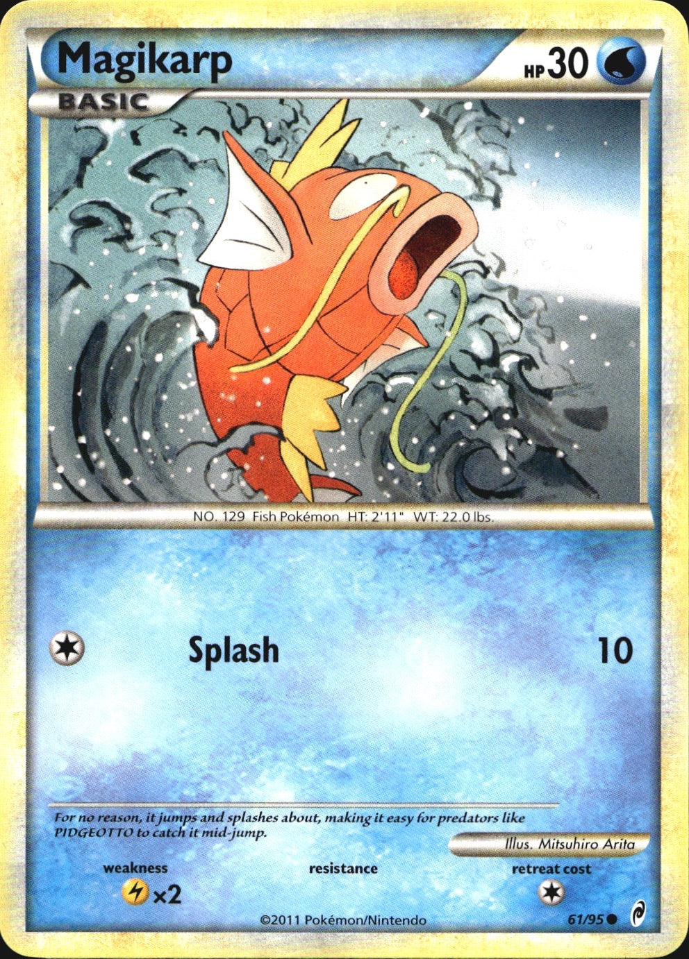 Magikarp 61/95 Common Call of Legends Pokemon Near Mint