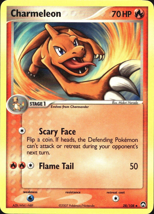 Charmeleon 28/108 Uncommon Power Keepers Pokemon Near Mint