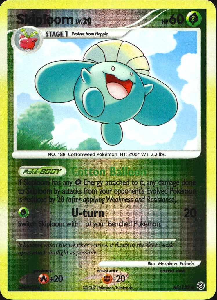 Skiploom 65/132 Uncommon Secret Wonders Pokemon Reverse Holo Near Mint
