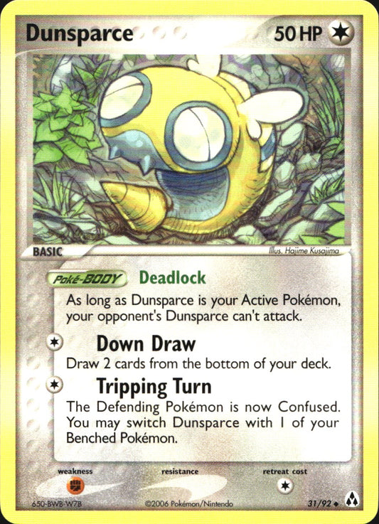 Dunsparce 31/92 Uncommon Legend Maker Pokemon Near Mint