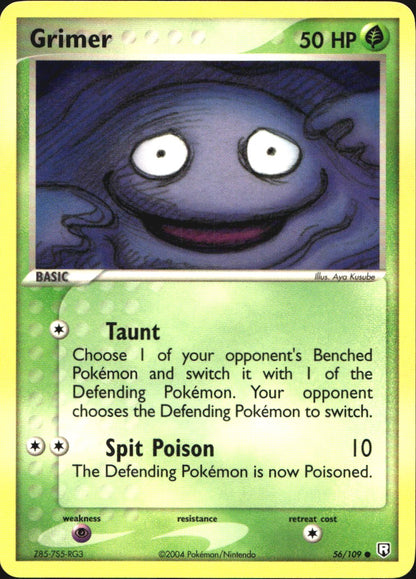 Grimer 56/109 Common Team Rocket Returns Pokemon Near Mint