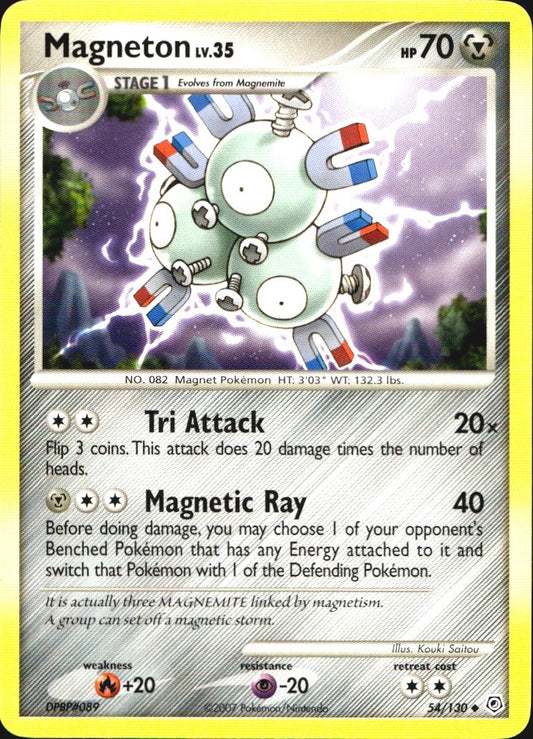 Magneton 54/130 Uncommon Diamond & Pearl Pokemon Near Mint