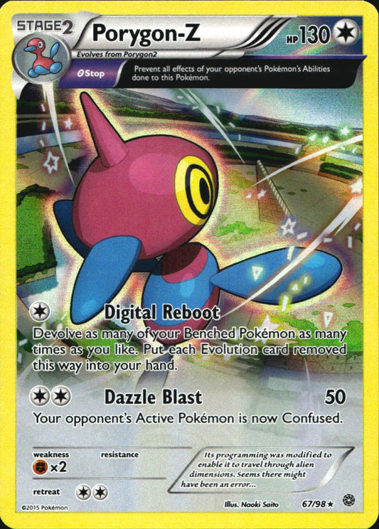 Porygon-Z 67/98 Holo Rare Ancient Origins Pokemon Near Mint