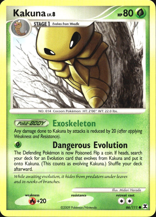Kakuna 66/111 Common Rising Rivals Pokemon Near Mint