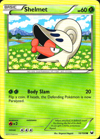 Shelmet 10/108 Common Dark Explorers Pokemon Near Mint