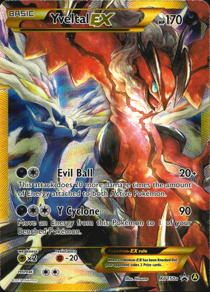 Yveltal EX XY150A Promo XY Black Star Promos Pokemon Near Mint
