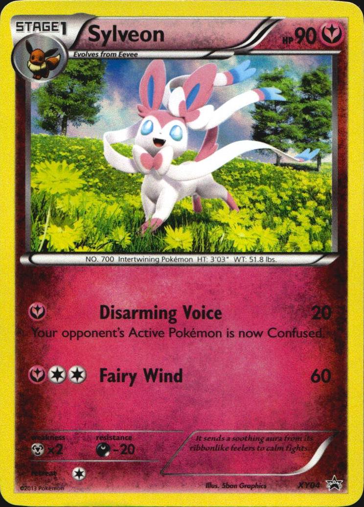 Sylveon XY04 Promo XY Black Star Promos Pokemon Holo Near Mint