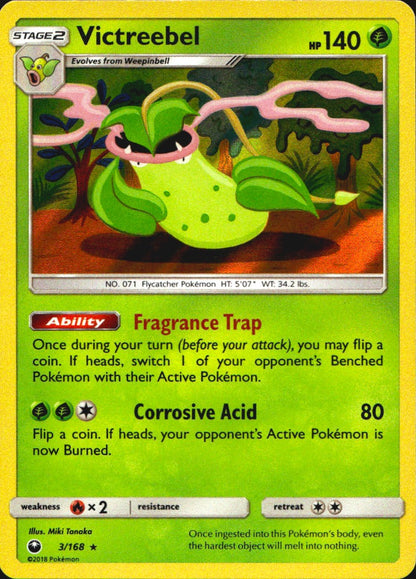 Victreebel 3/168 Holo Rare Celestial Storm Pokemon Near Mint